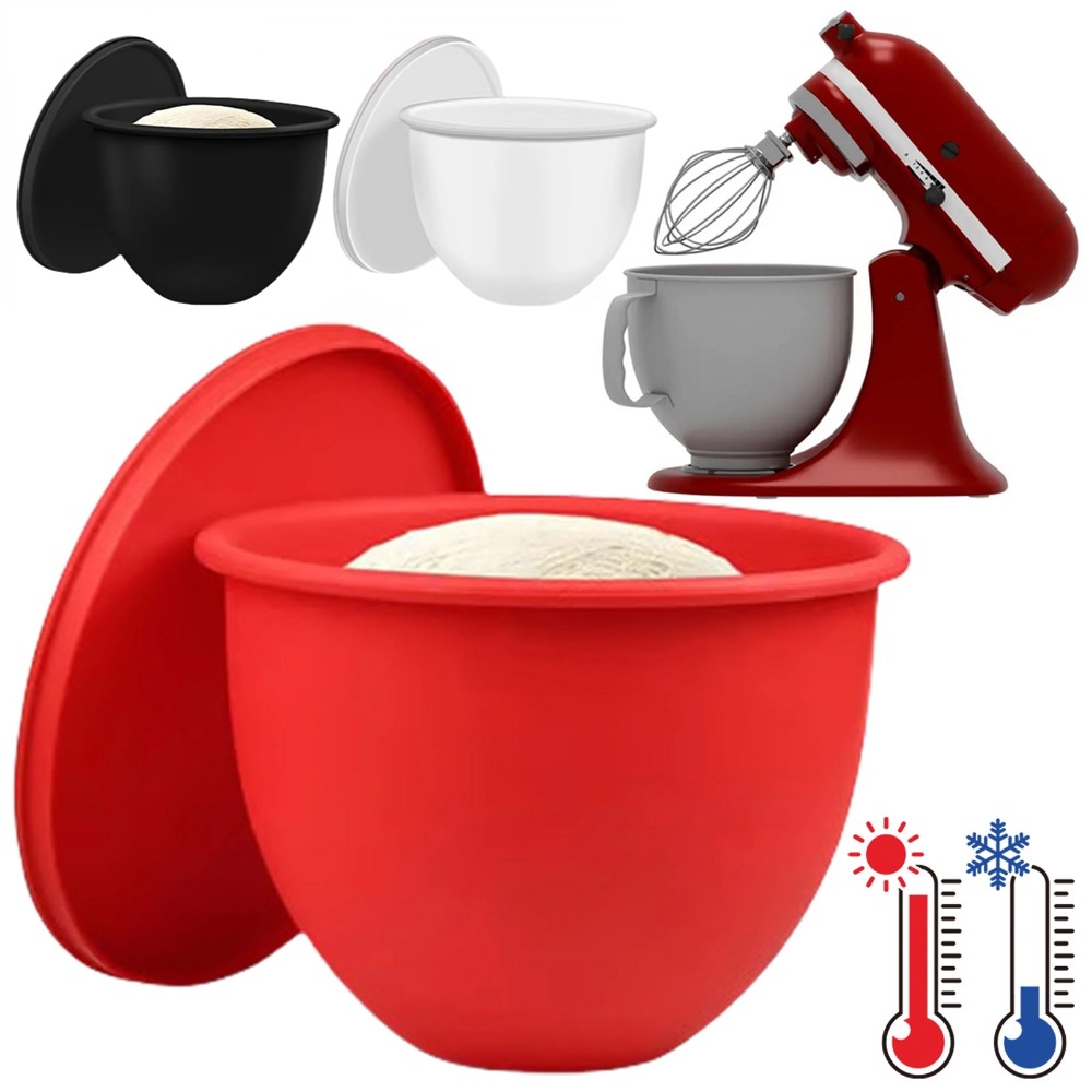 Kitchen Aid Baking Mixer - أوعية خلط سيليكون قابلة لإعادة الاستخدام