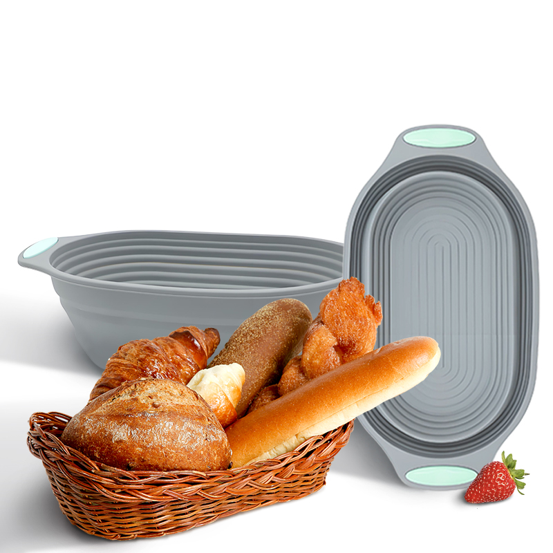 Kitchen Baking Utensil - سلة تخمير الخبز السيليكونية القابلة للطي