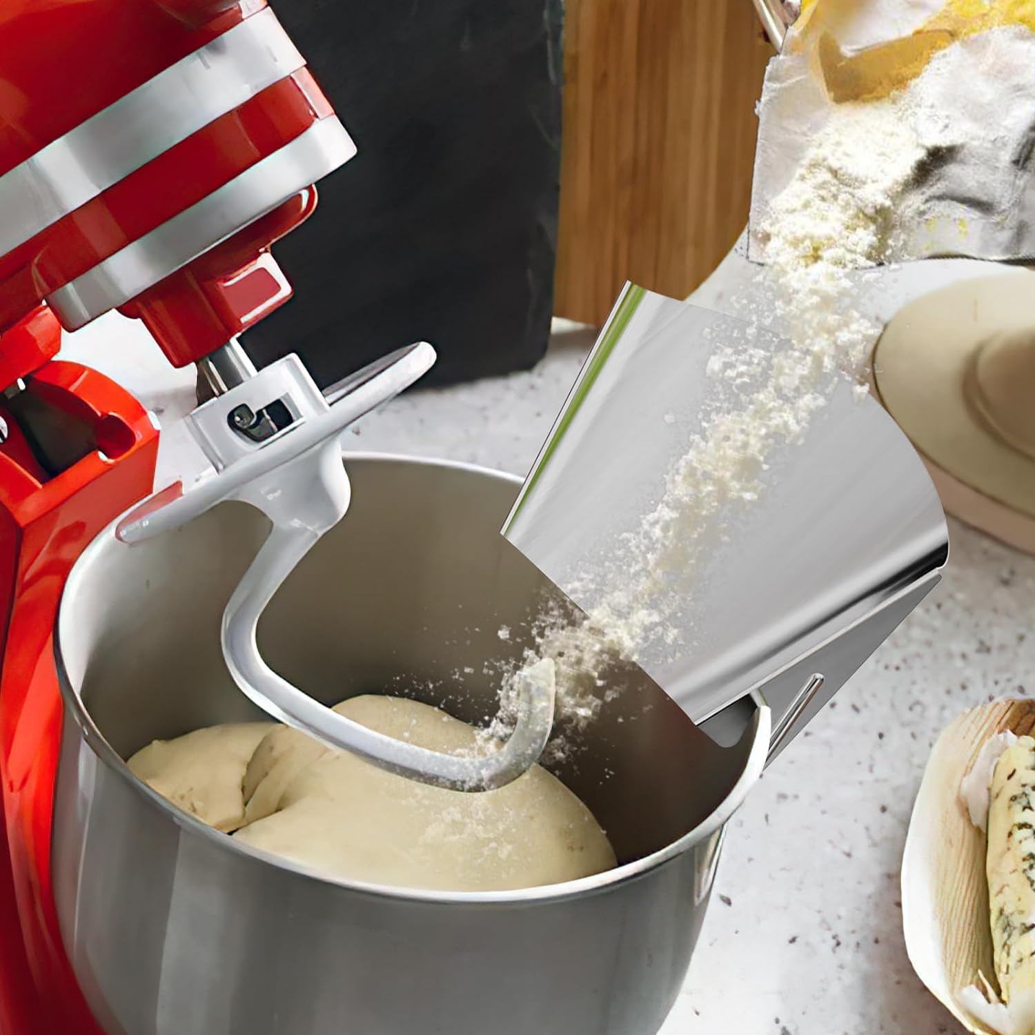 مزلقة صب لخلاط حامل كيتشن إيد، - مراجعة Kitchen Uncle وسعره