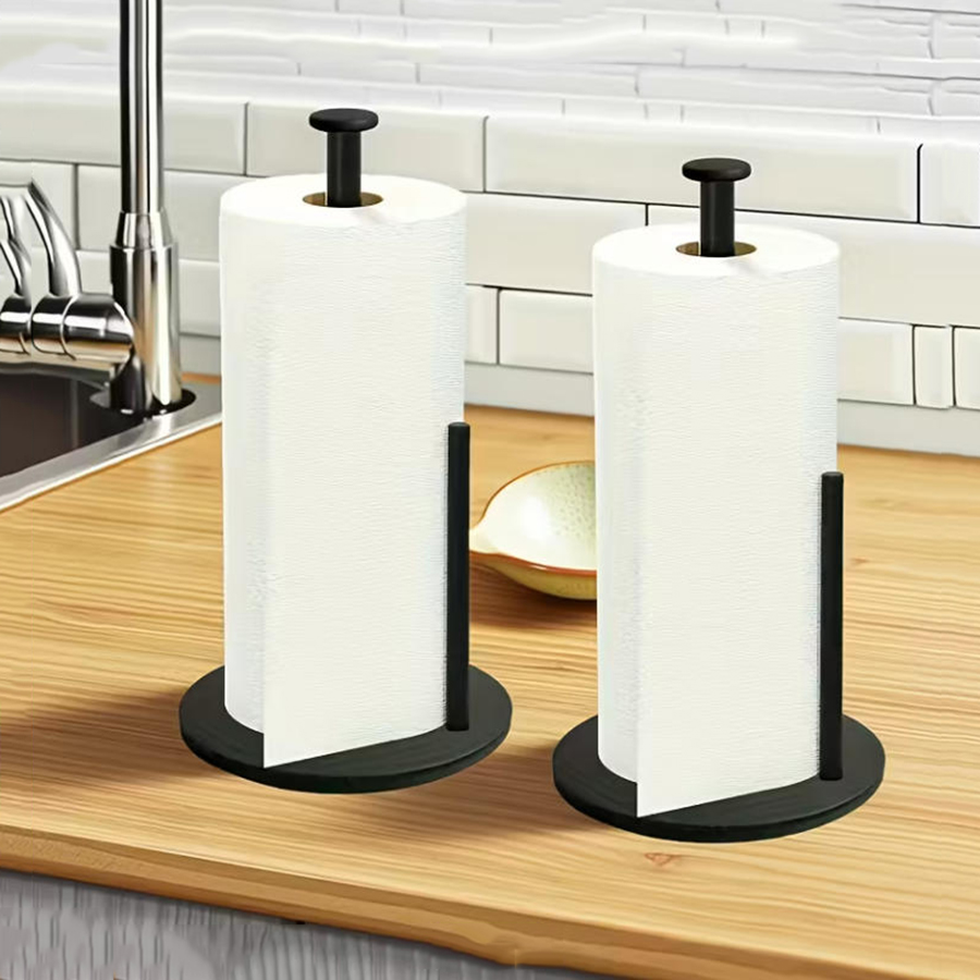 حامل لفائف المطبخ من الفولاذ ا - مراجعة Kitchen Baking Paper Holder وسعره