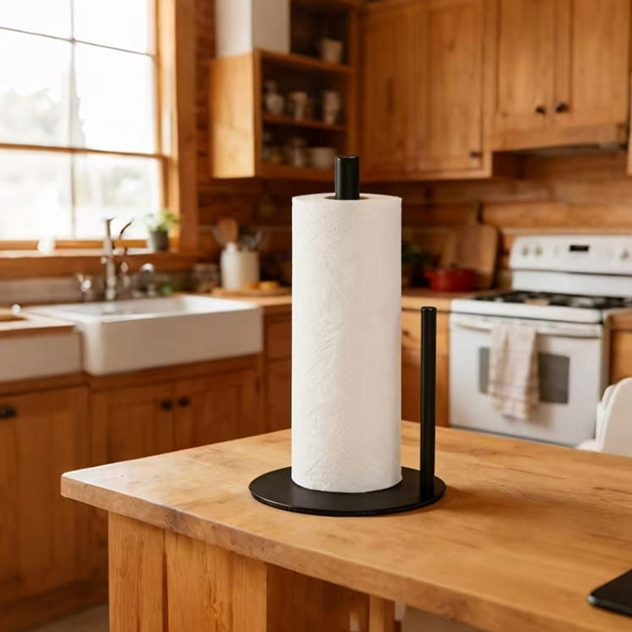 حامل لفائف المطبخ من الفولاذ ا - مراجعة Kitchen Baking Paper Holder وسعره