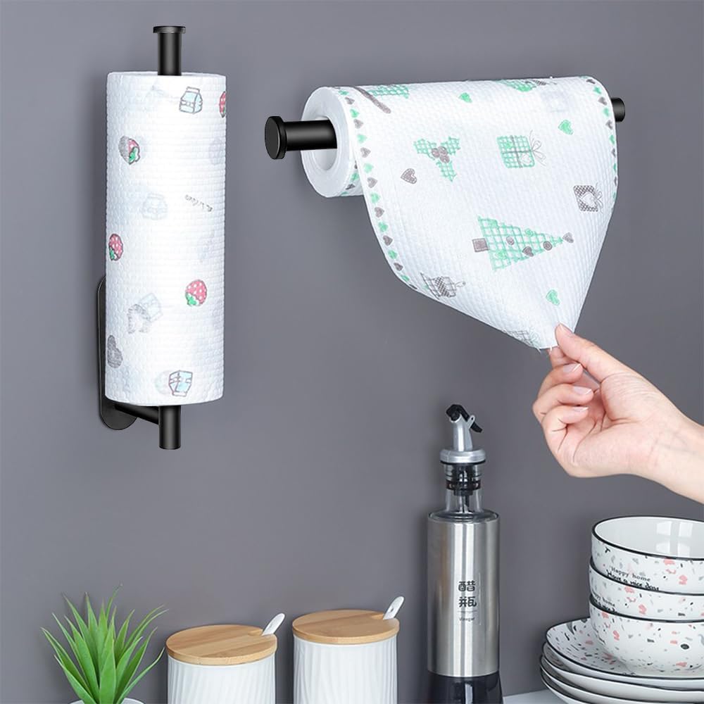 حامل المناشف الورقية ذاتية الل - مراجعة Kitchen Baking Paper Holder وسعره