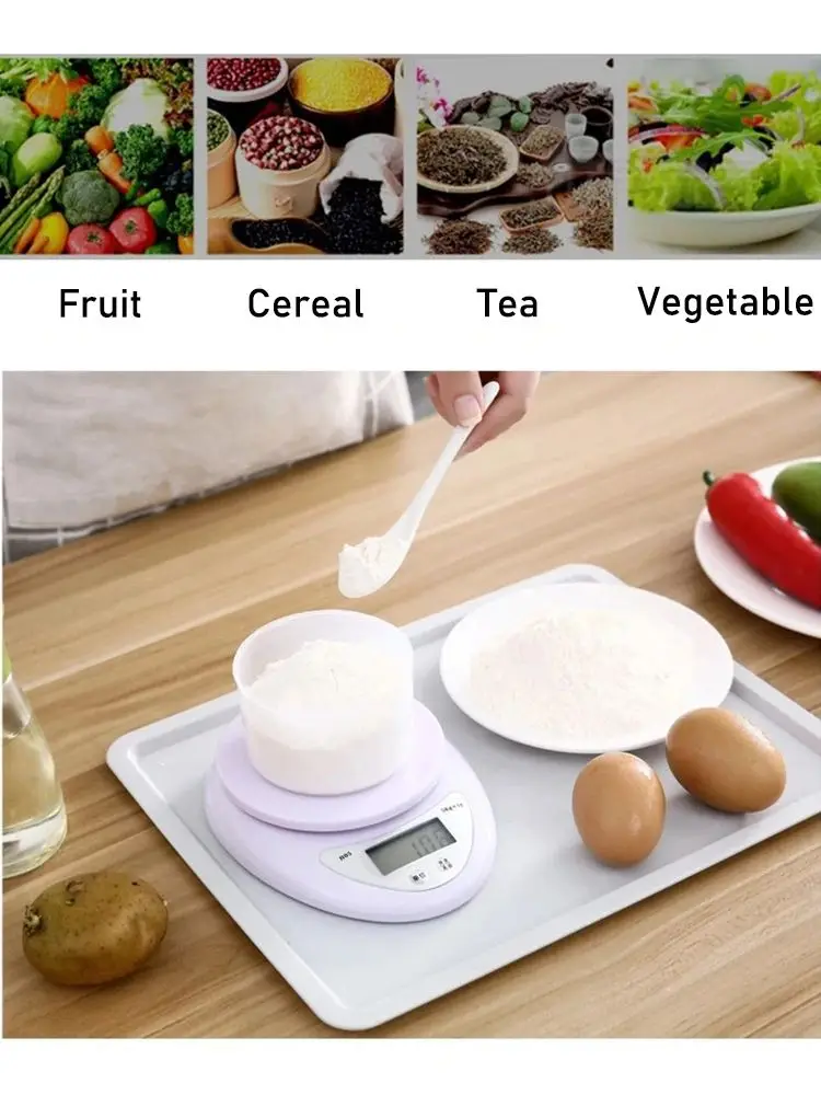 5 كجم/1 جرام موازين إلكترونية  - مراجعة Kitchen Baking Scale وسعره