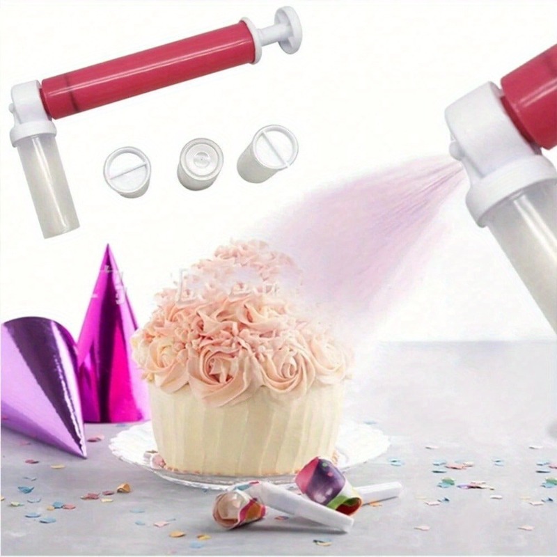 مسدس رش يدوي للبخاخة لتزيين ال - مراجعة Kitchen Baking Utensil وسعره