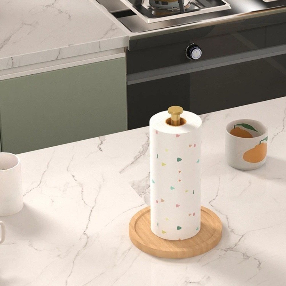 حامل ورق المطبخ الخشبي العصري  - مراجعة Kitchen Baking Paper Holder وسعره