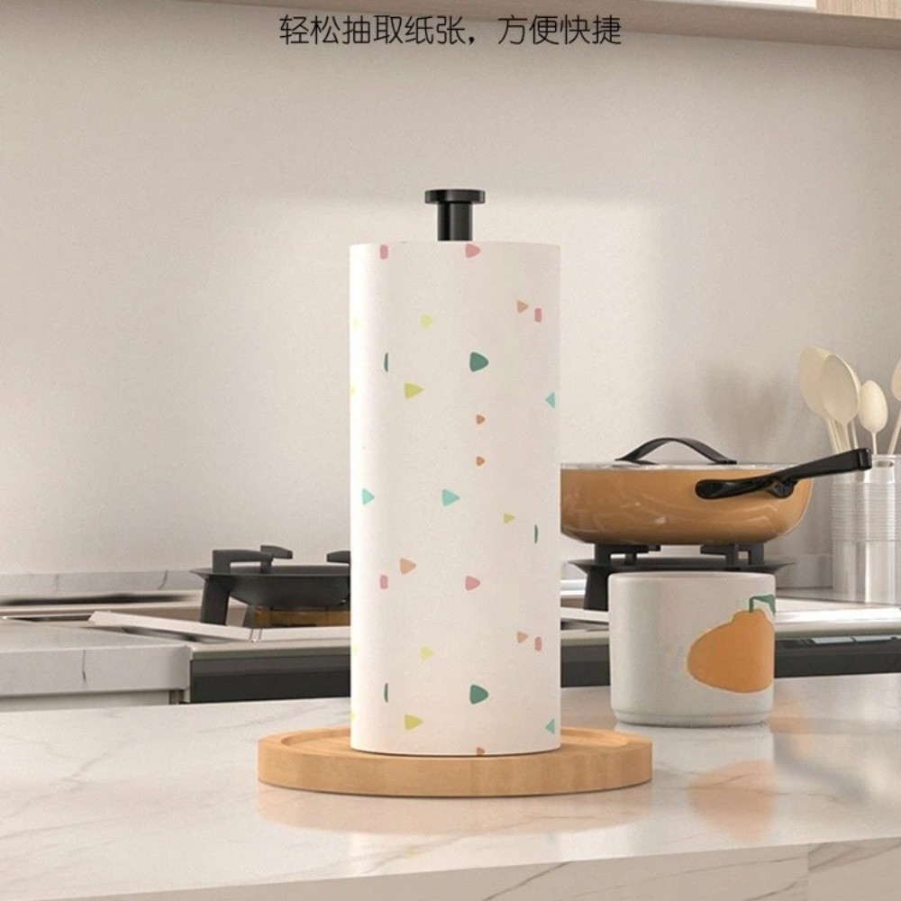 حامل ورق المطبخ الخشبي العصري  - مراجعة Kitchen Baking Paper Holder وسعره