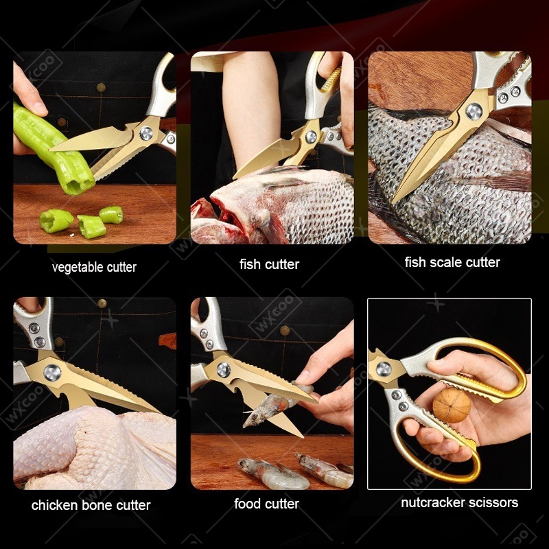 مقص مطبخ من الفولاذ المقاوم لل - مراجعة Kitchen Baking Utensil وسعره