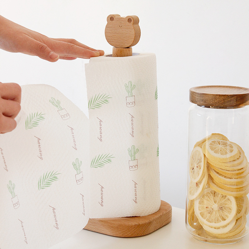النمط الياباني الصلبة الخشب ال - مراجعة Kitchen Baking Paper Holder وسعره