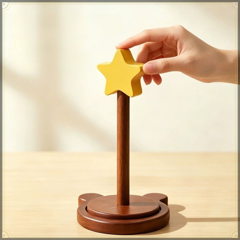 حامل مناديل ورقية خشبي بتصميم  - مراجعة Kitchen Baking Paper Holder وسعره