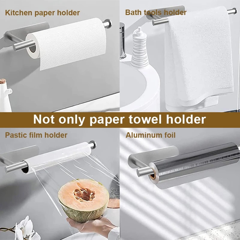 حامل مناديل ورقية من الفولاذ ا - مراجعة Kitchen Baking Paper Holder وسعره