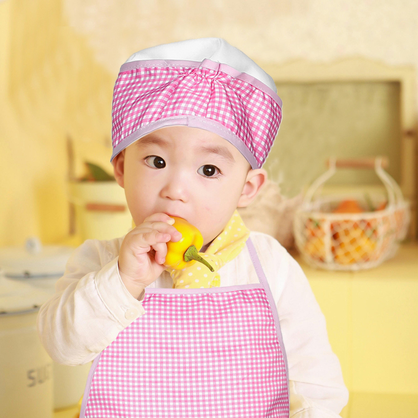مجموعة واحدة من مئزر الطهي للأ - مراجعة Kitchen Kids Baking Set وسعره