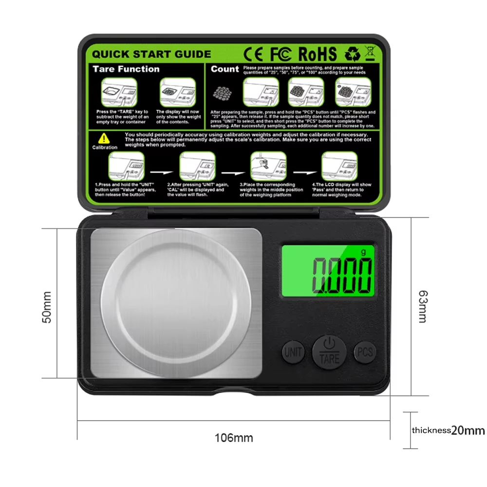 ميزان رقمي صغير للمجوهرات، موا - مراجعة Kitchen Baking Scale وسعره