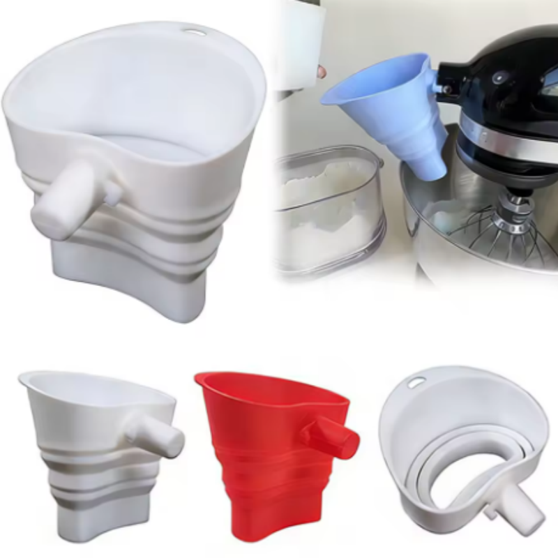 1/3 قطعة من قمع الدقيق السيليك - مراجعة Kitchen Aid Baking Mixer وسعره